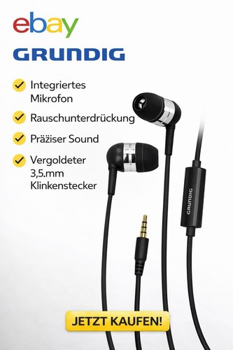 Grundig ear kopfhörer - in-ear,